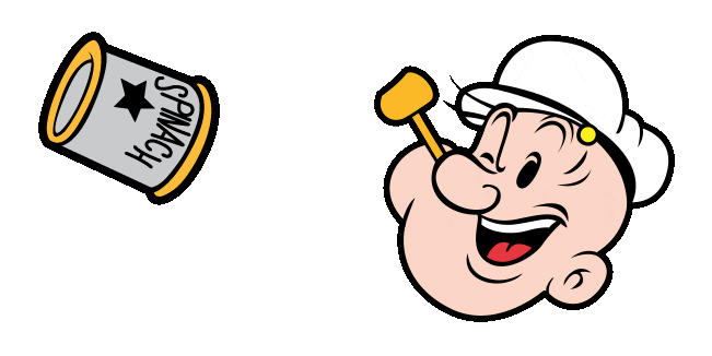 Popeye the Sailor Popeye & Spinach Animated Cursor