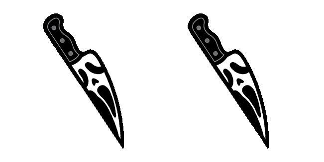 Scream Movie Knife Animated Cursor