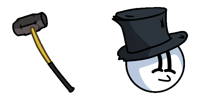 Henry Stickmin Sledge MacRush & Sledgehammer Animated Cursor