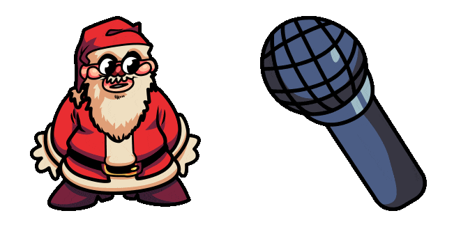 Friday Night Funkin' Mall Santa Animated Cursor