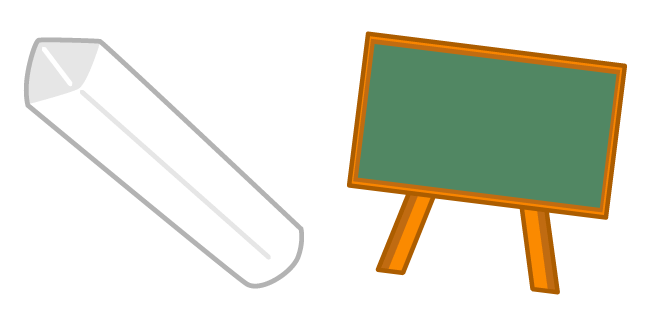 School Chalk & Desk Cursor