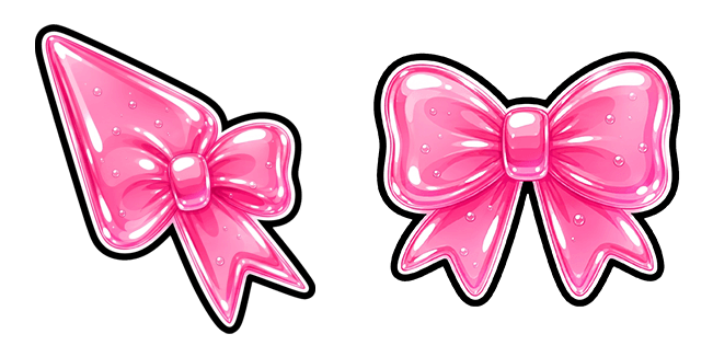 Pink Bow Candy Cursor