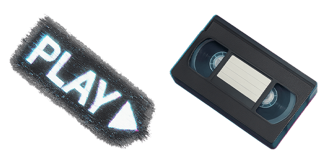 VHS Tape & Play Cursor