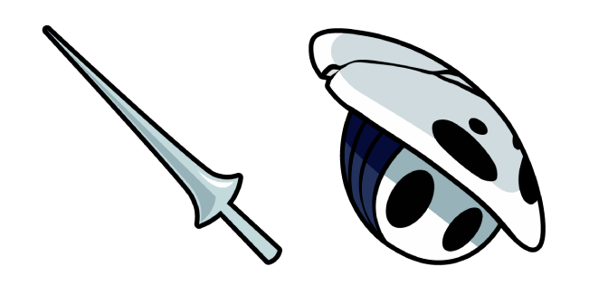 Hollow Knight Quirrel & Nail Cursor
