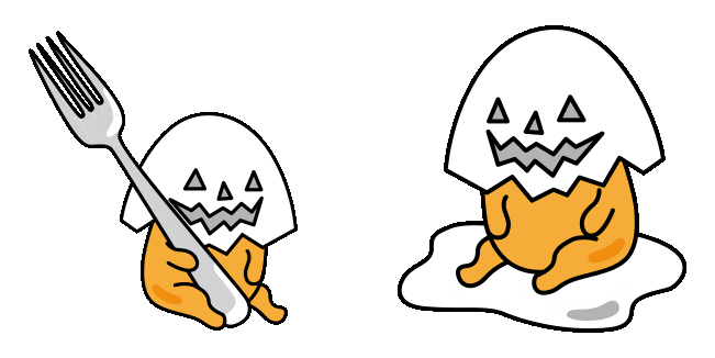 Gudetama Trick or Soy Sauce Animated Cursor