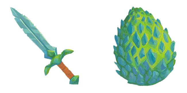 Sword & Dragon Egg Cursor