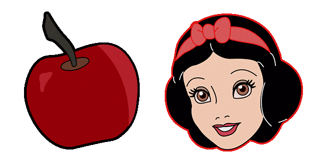 Snow White & Apple Animated Cursor