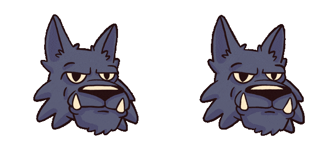 Angry Wolf Animated Cursor