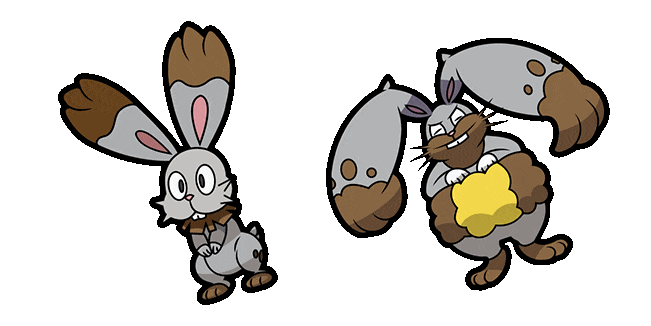 Pokemon Bunnelby & Diggersby Animated Cursor