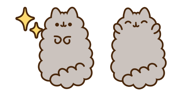 Pusheen Happy Stormy Cursor