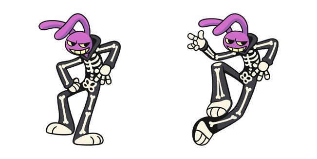 The Amazing Digital Circus Jax Skeleton Pajama Cursor