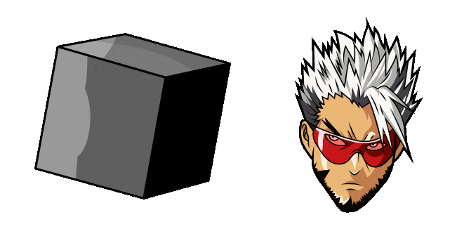 One-Punch Man Blast & Mysterious Cube Animated Cursor