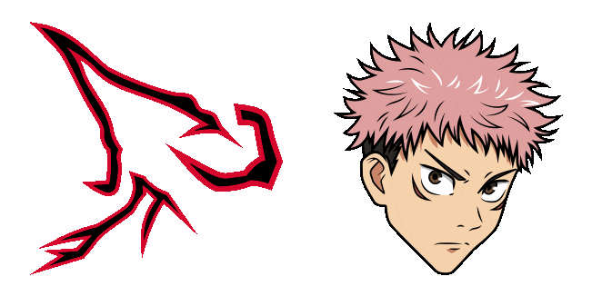 Jujutsu Kaisen Yuji Itadori Black Flash Animated Cursor