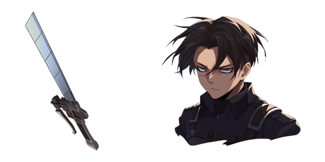 Attack on Titan Levi & Sword Cursor