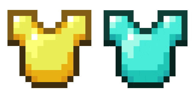 Minecraft Gold & Diamond Chestplate Animated Cursor