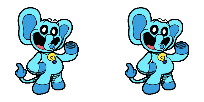 Poppy Playtime Smiling Critters Bubba Animated Cursor