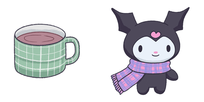 Sanrio Fall Kuromi & Coffee Cursor