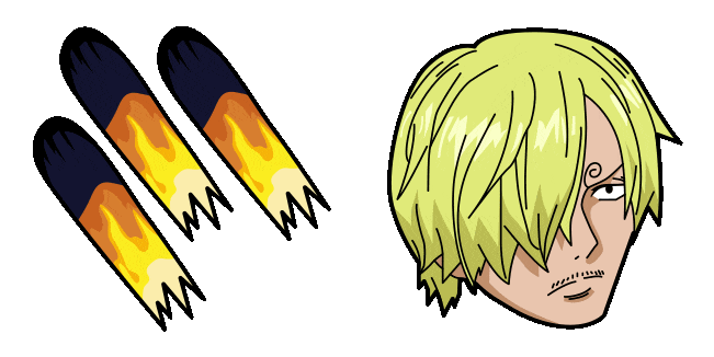 One Piece Sanji Animated Cursor