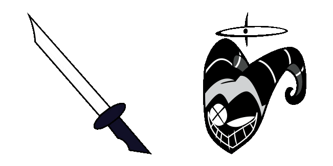 Hazbin Hotel Lute & Sword Animated Cursor