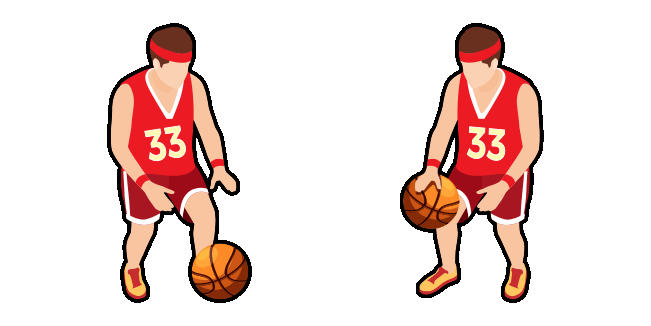 Basketball Player Animated Cursor