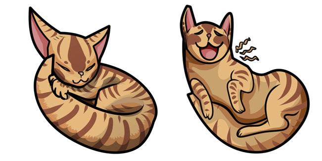 Cute Sleepy Kitty Cursor