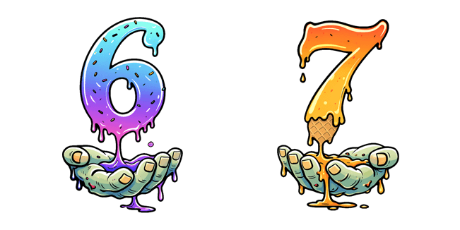 6 7 Sugar Drip Cursor