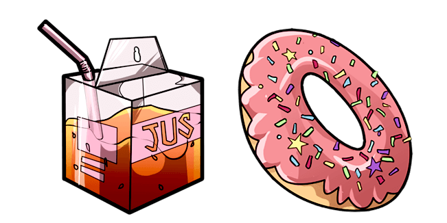 Juice & Donut Cursor