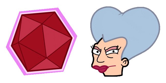 Futurama Mom & Energy Crystal Animated Cursor