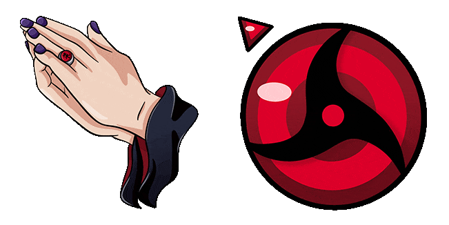 Naruto Itachi Uchiha Hands & Sharingan Animated Cursor