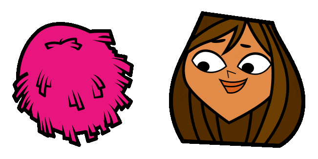 Total Drama Courtney & Pom-pom Animated Cursor