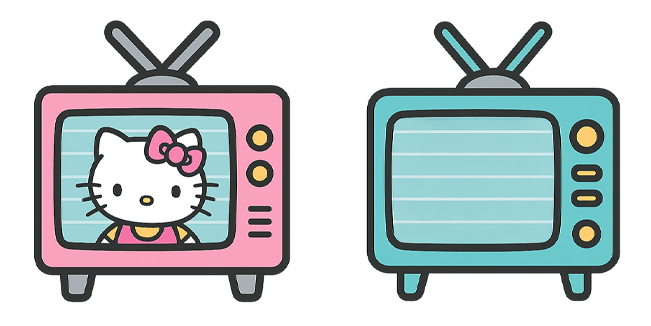 Sanrio Cute Hello Kitty TV Cursor