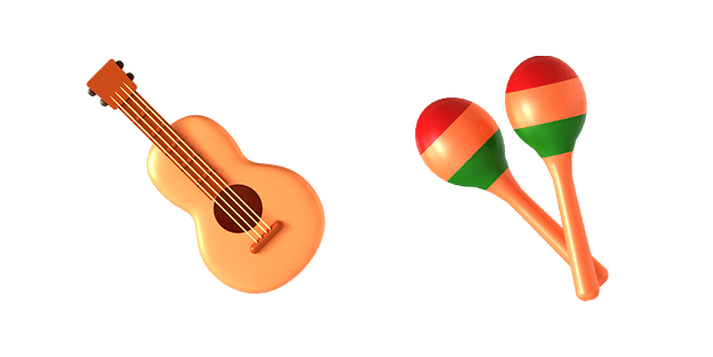 Guitar & Maracas 3D Cursor