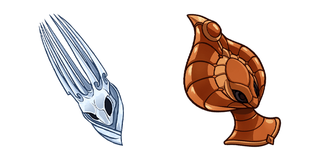 Hollow Knight Pale King & Godseeker Mask Cursor