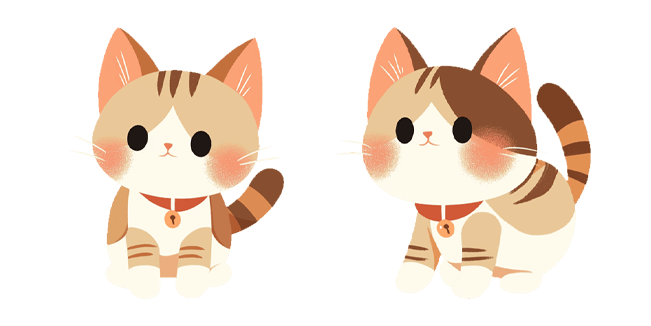 Cute Cartoon Kitten Cursor