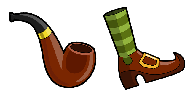 St. Patrick's Day Smoking Pipe & Shoe Cursor