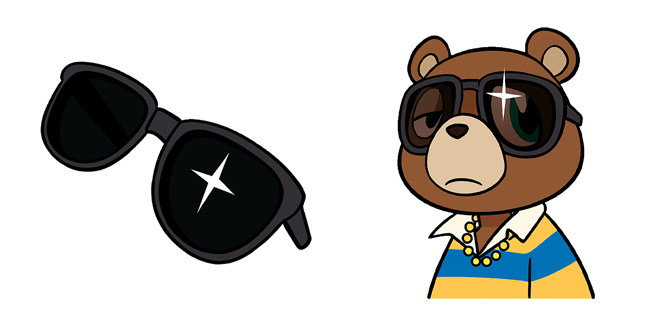 Kanye West Dropout Bear Sunglasses Cursor