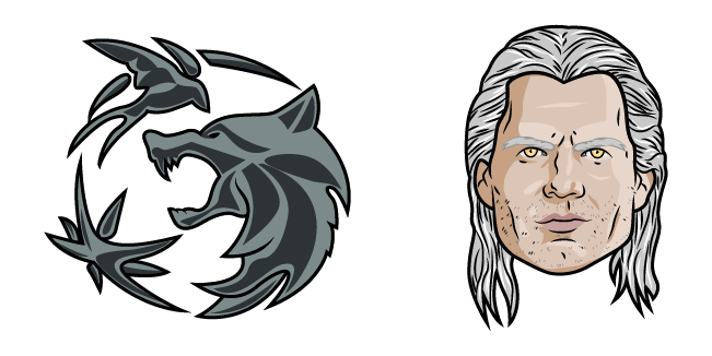 The Witcher Geralt & Logo Cursor