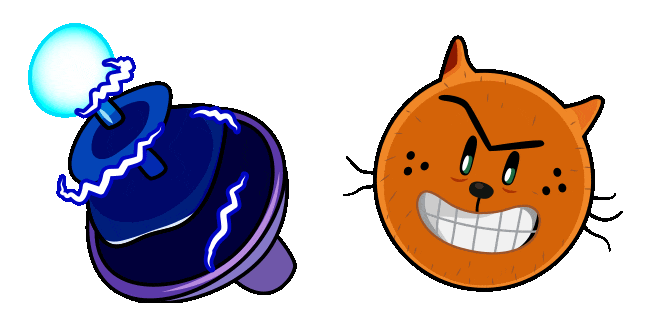 Dog Man Petey the Cat & Evil Laser Animated Cursor