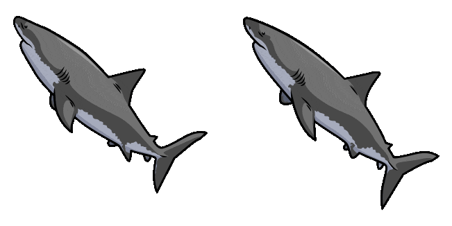 Great White Shark Animated Cursor