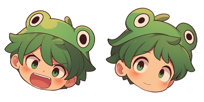 Chibi Froggy Boy Cursor