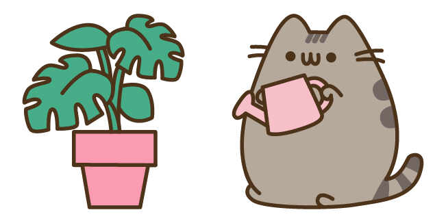 Pusheen the Cat & Plant Cursor