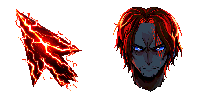 One Piece Shanks & Lightning Arrow Cursor
