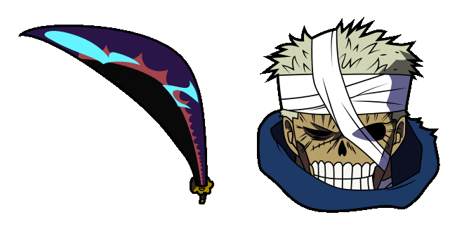 One Piece Shimotsuki Ryuma & Katana Animated Cursor