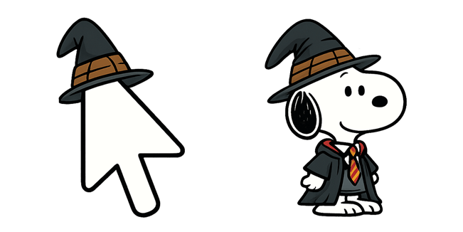 Snoopy x Harry Potter Cursor