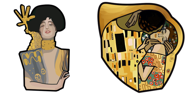 Gustav Klimt Judith & The Kiss Cursor