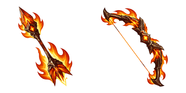 Inferno Bow & Arrow Cursor