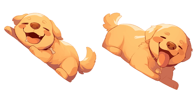 Happy Smiling Dog Cursor