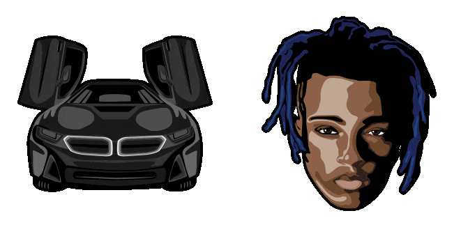 XXXTentacion & BMW i8 Animated Cursor