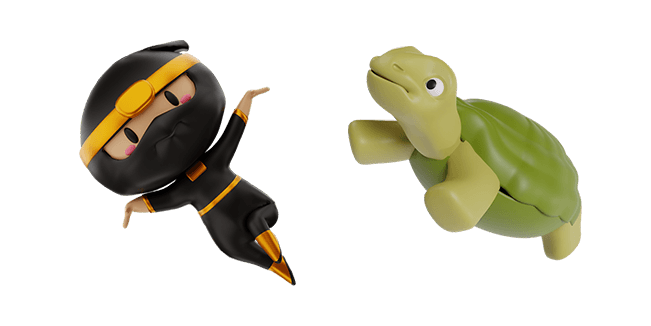 Ninja & Turtle 3D Cursor