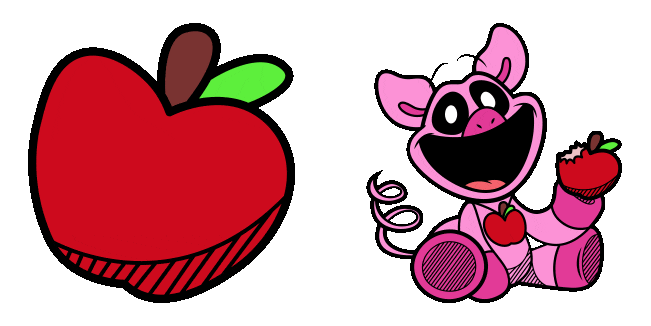 Poppy Playtime Smiling Critters PickyPiggy & Apple Animated Cursor
